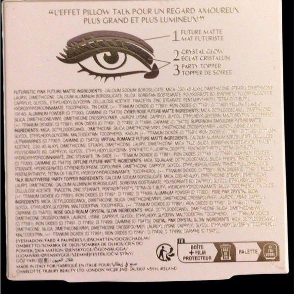 NIB Charlotte Tilbury Pillow Talk, "LOVE"  Eyeshadow Palette - Picture 4 of 5